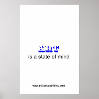 Affiche ART est un état d'esprit