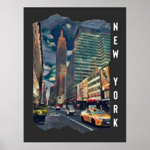 Affiche Art esthétique de New York