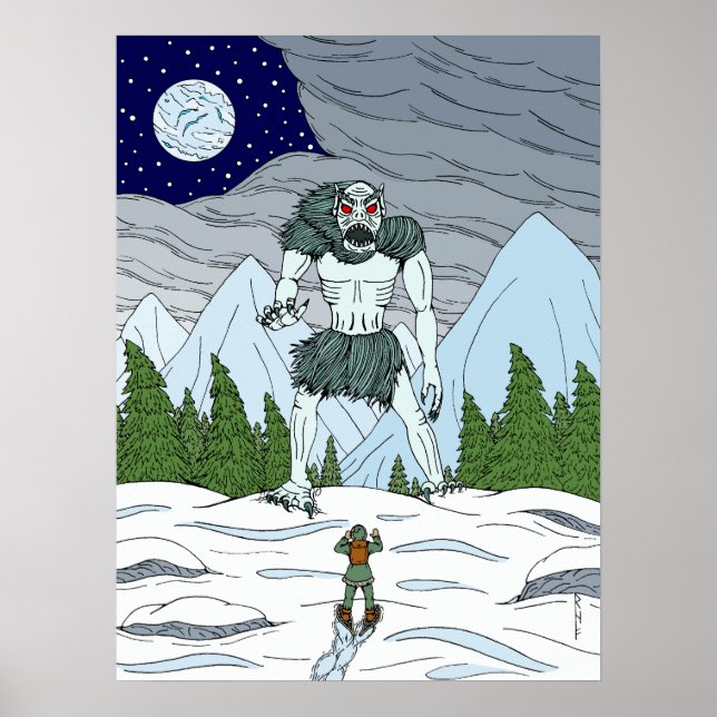 Affiche Art étrange et horrible d'Ithaqua (Devant)