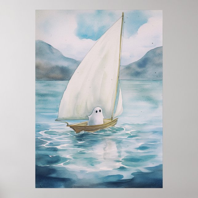 Affiche Art fantôme : La voile (Devant)