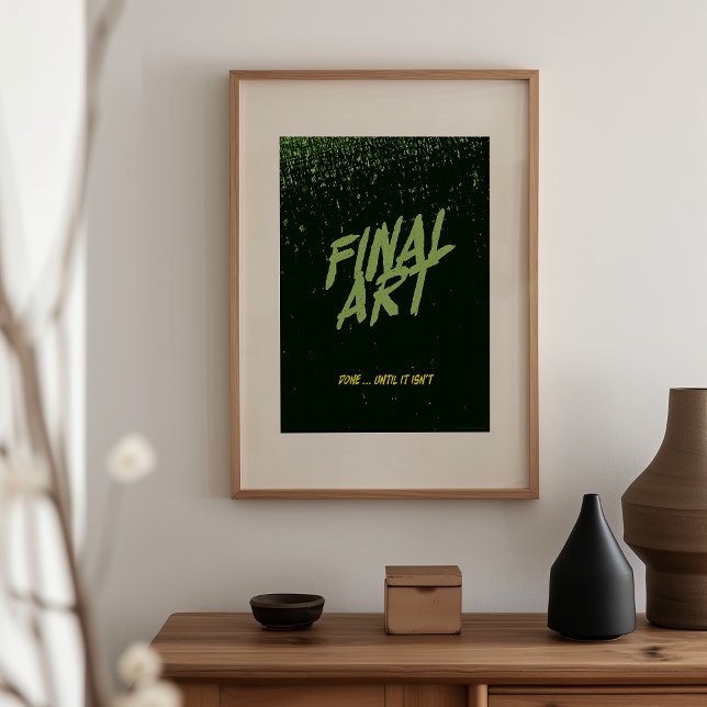 Affiche Art final - Parodie d'affiche de film vintage (Créateur téléchargé)