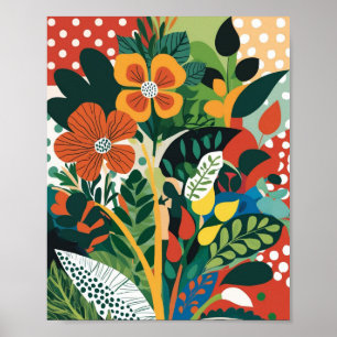 Affiche Art floral Abstrait
