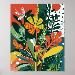 Affiche Art floral Abstrait