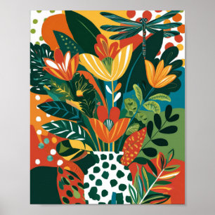 Affiche Art floral Abstrait