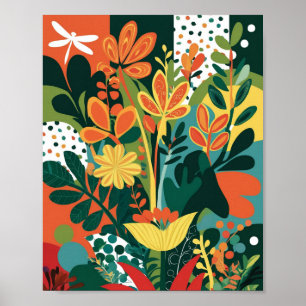 Affiche Art floral Abstrait
