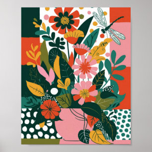 Affiche Art floral Abstrait