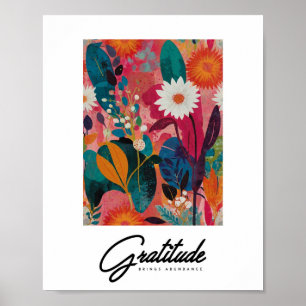 Affiche Art floral Abstrait