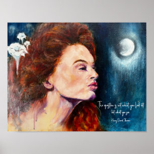 Affiche Art floral inspirant