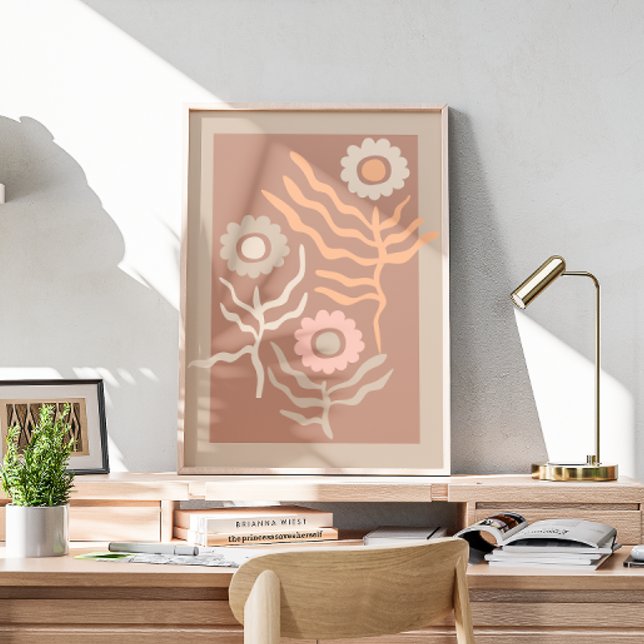 Affiche Art floral rétro (Créateur téléchargé)