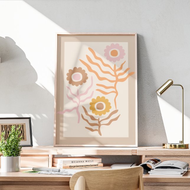 Affiche Art floral rétro II (Créateur téléchargé)