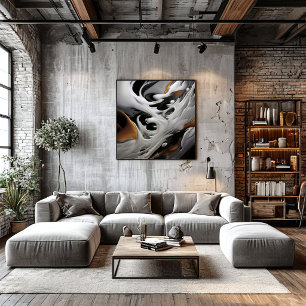 Affiche Art fluide de luxe
