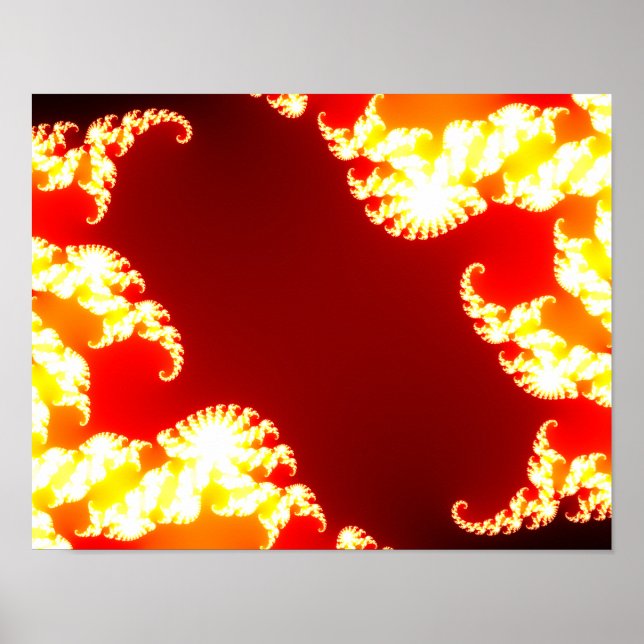 Affiche Art fractal (Devant)