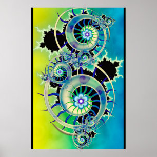 Affiche Art fractal de Mandelbrot