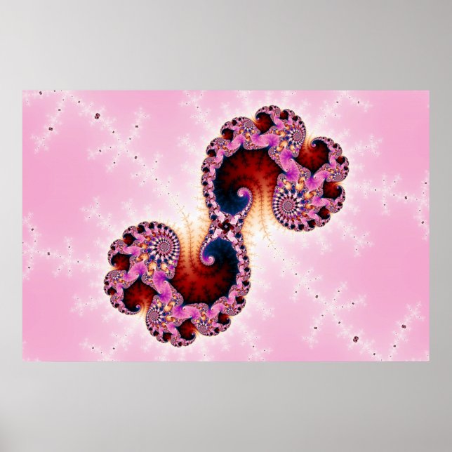 Affiche Art fractal Gemini (Devant)