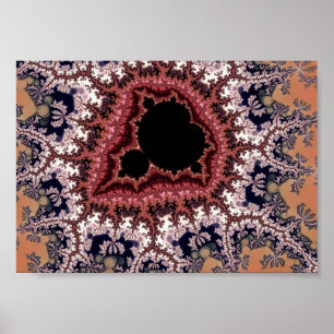 Affiche Art fractal Mandelbrot complexe