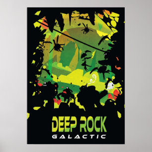 Affiche Art Galactique de Deep Rock