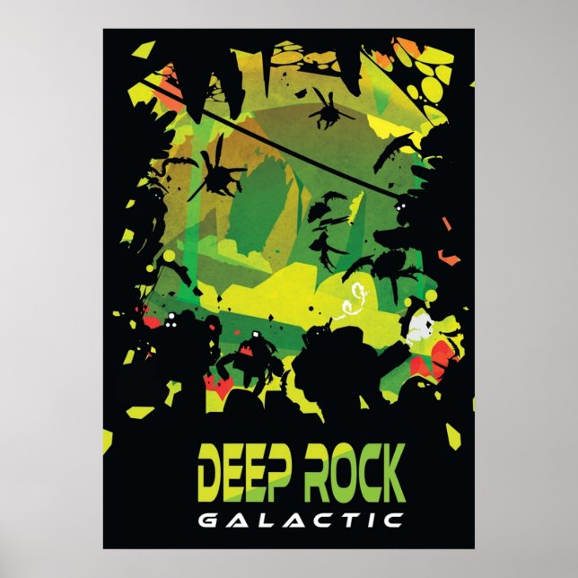 Affiche Art Galactique de Deep Rock (Devant)