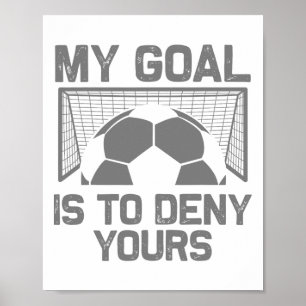 Affiche Art Gardien de But de Football Pour Hommes Femmes