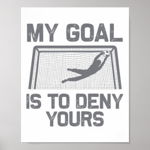 Affiche Art Gardien de Football Pour Hommes Femmes Garçons