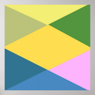 Affiche art géométrique