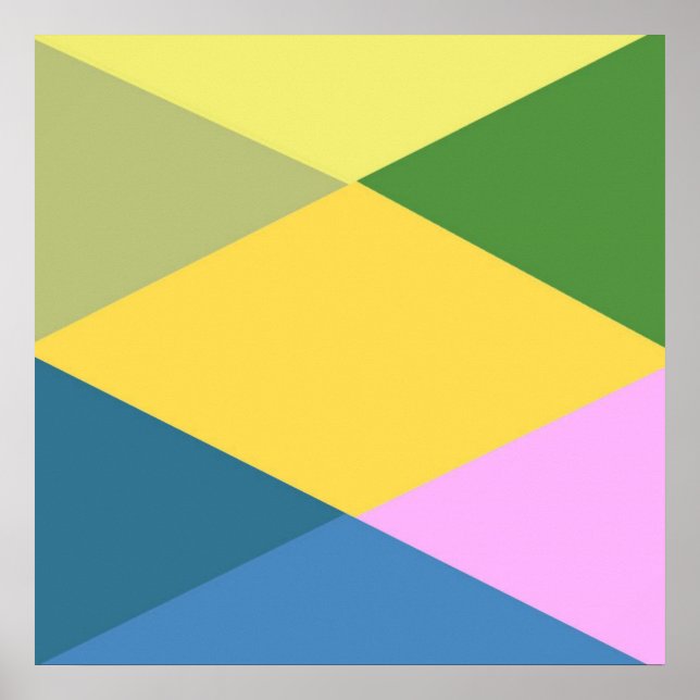 Affiche art géométrique (Devant)