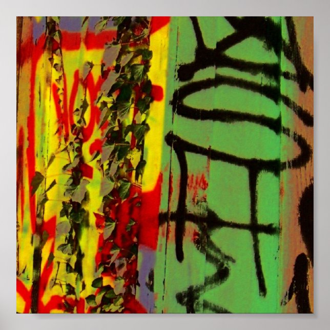 Affiche art grafitti réel (Devant)