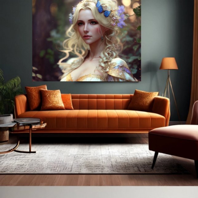 Affiche Art IA Beauté et mode Modèle (Créateur téléchargé)