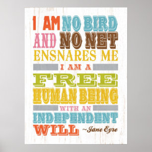 Affiche Art inspiré - Jane Eyre