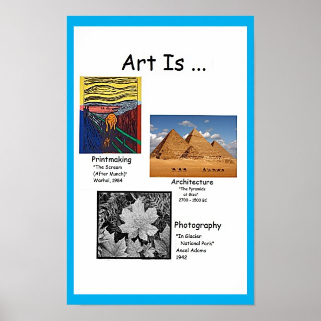 Affiche Art is Printmaking, Architecture, Photographie (1/ (Devant)