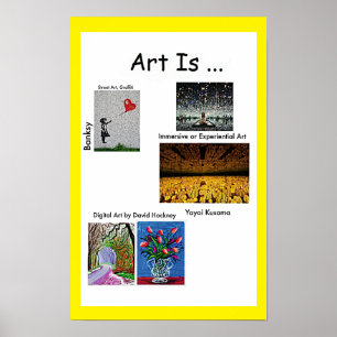 Affiche Art is Street Art, Art immersif, Art numérique (4/