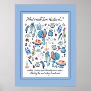Affiche Art Jane Austen