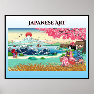 Affiche Art japonais