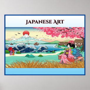 Affiche Art japonais