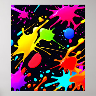 Affiche Art liquide : dynamique et dynamique