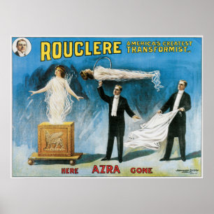 Affiche Art magique vintage d'affiche