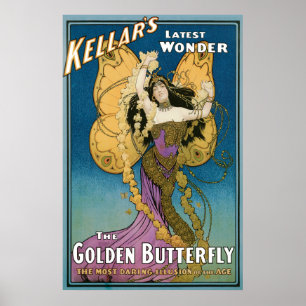 Affiche Art magique vintage d'affiche