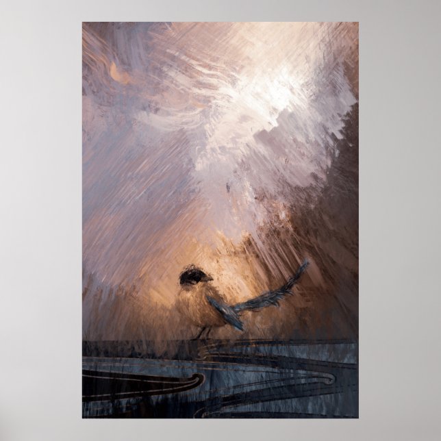 Affiche Art maori contemporain unique (Devant)