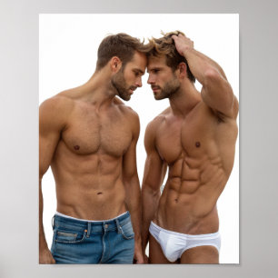 Affiche Art Masculin Contemporain Gras