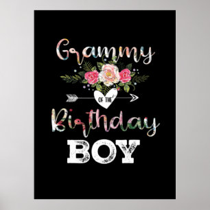 Affiche Art Mère   Grammy D'Un Enfant Anniversaire Anniver