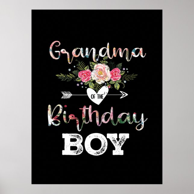 Affiche Art Mère | Grand-Mère D'Un Enfant Anniversaire Ann (Devant)