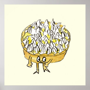 Affiche Art mignon original drôle de bande dessinée de