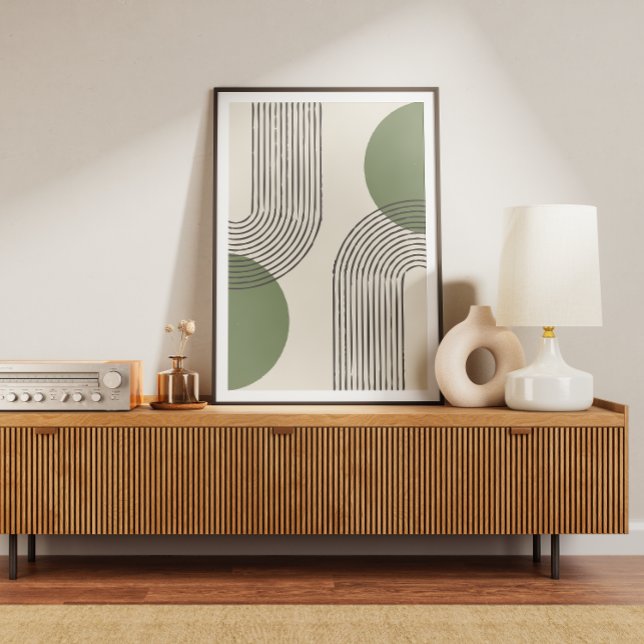 Affiche Art minimal du milieu du siècle (Créateur téléchargé)