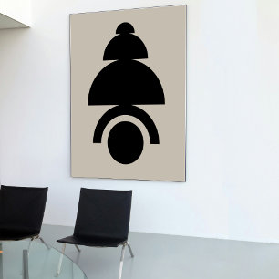 Affiche Art minimaliste Abstrait moderne du milieu du sièc