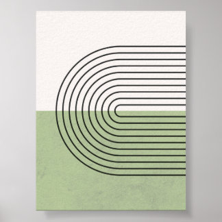 Affiche Art minimaliste Boho Mur Art moderne ligne géométr