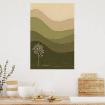 Art minimaliste d'Olive Hill