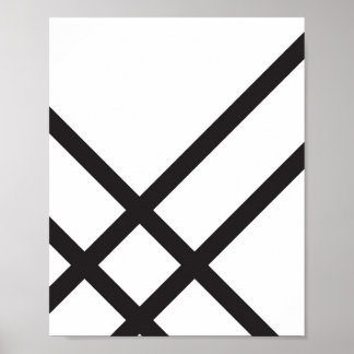 Affiche Art minimaliste moderne Abstrait de ligne géométri