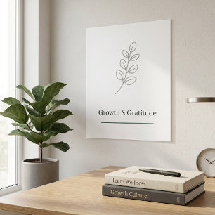 Affiche Art minimaliste pour bureaux d'entreprise