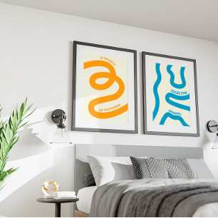 Affiche Art minimaliste pour la chambre à coucher et le sa