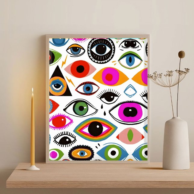 Affiche Art moderne Abstrait élégant minimaliste géométriq (Créateur téléchargé)