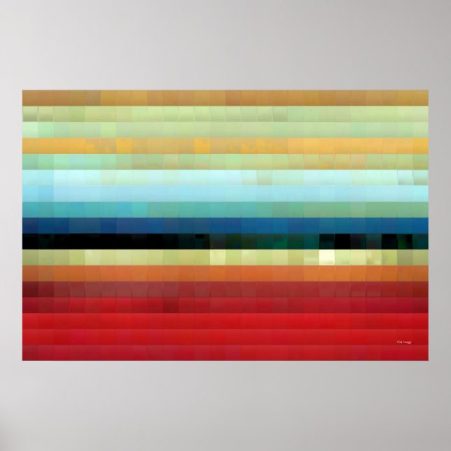 Affiche Art moderne Carrelage #5, 2009 (Devant)